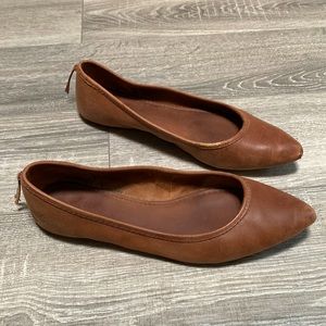 Frye Leather Point Flats